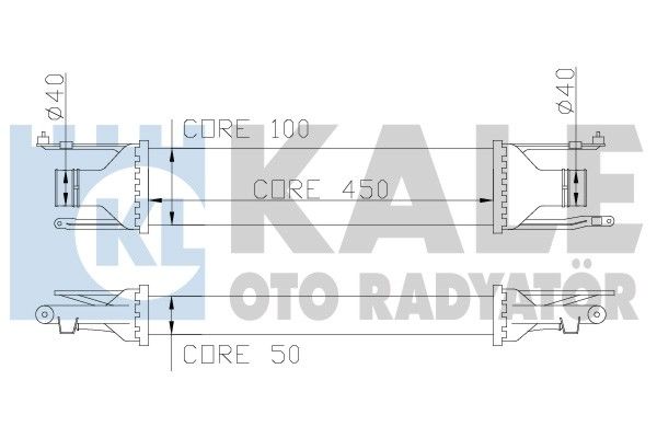 KALE OTO RADYATÖR Интеркулер 348400